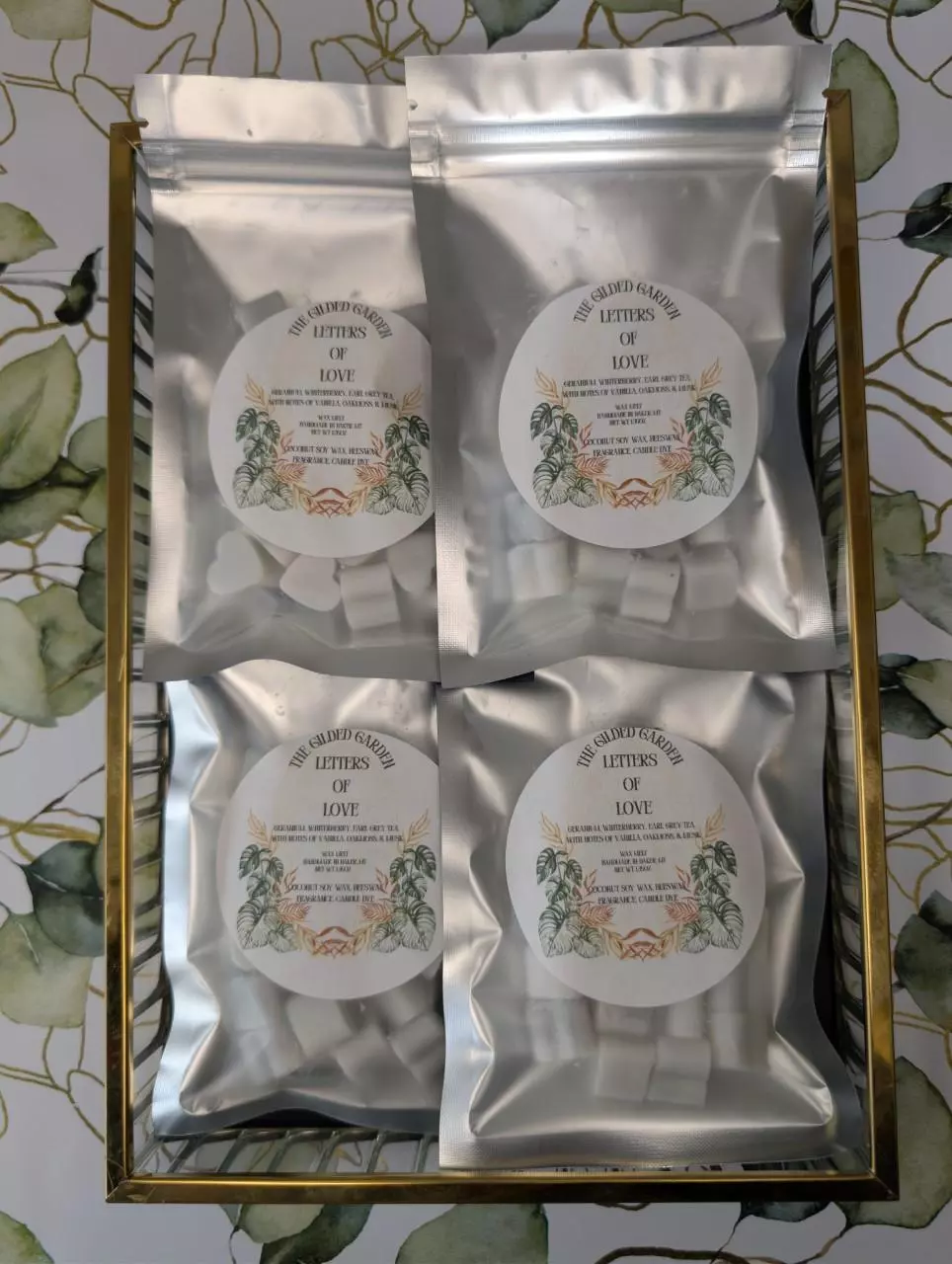 Mini heart wax melt bags thumbnail