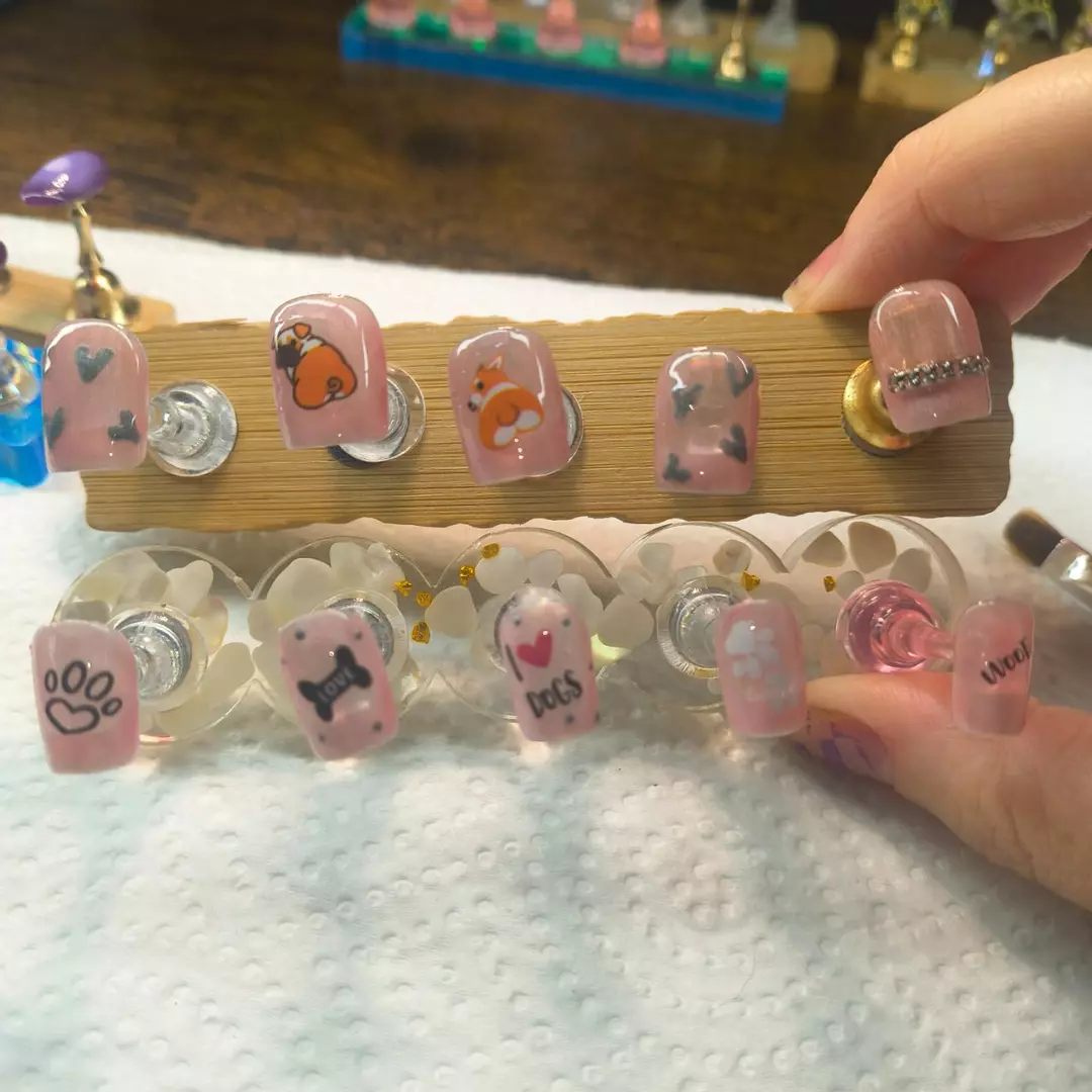 Hand painted Pressons thumbnail