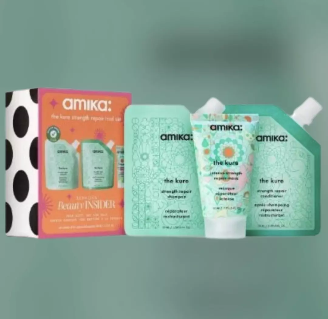 Amika The Kure Strength Repair Trio Set - Green(AMIKA Sephora Beauty Insider) thumbnail