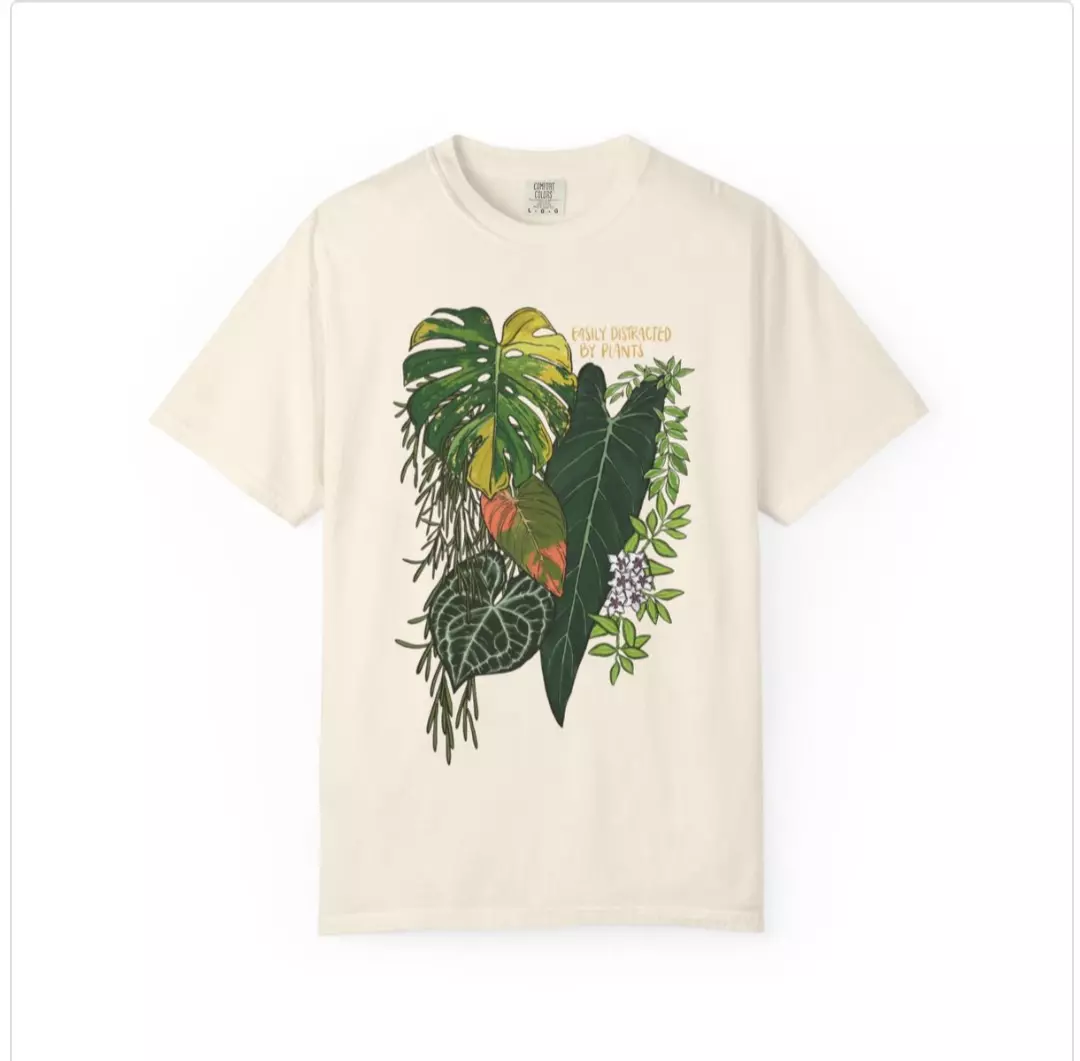 Easily Distracted By Plants Tee thumbnail