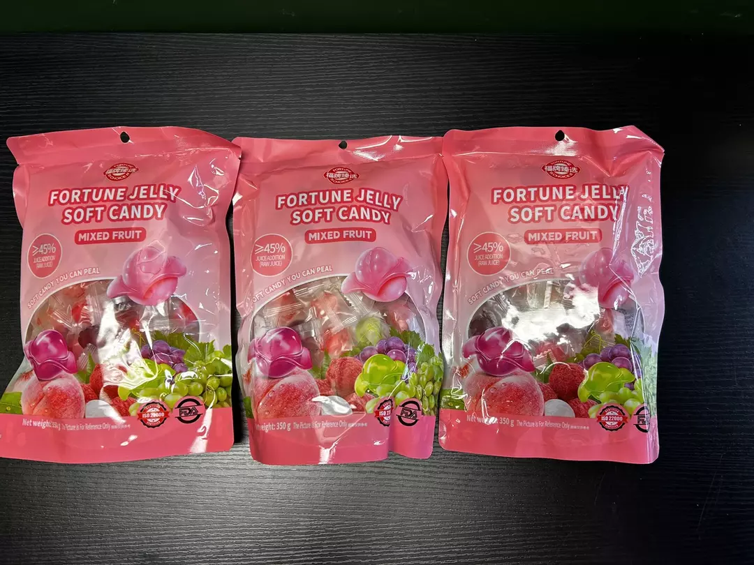 3 pcks Flavored Jelly Peelable gummy candy thumbnail