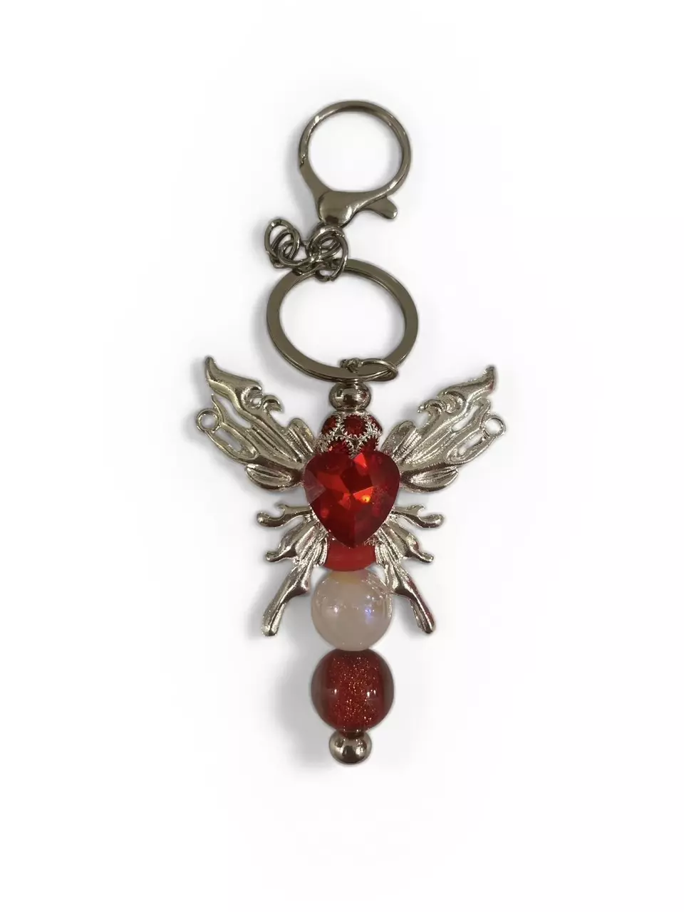 Butterfly Heart Wings Key Chain thumbnail