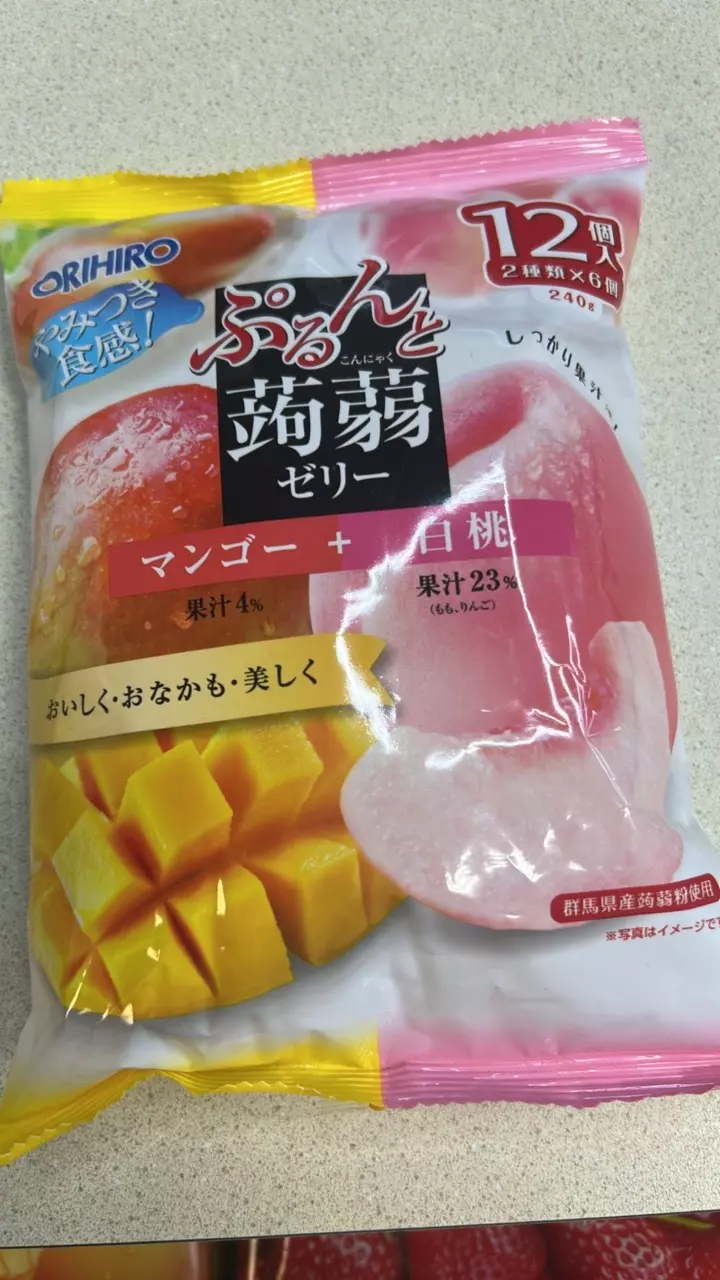 Konjac jelly mango-white peach candy thumbnail