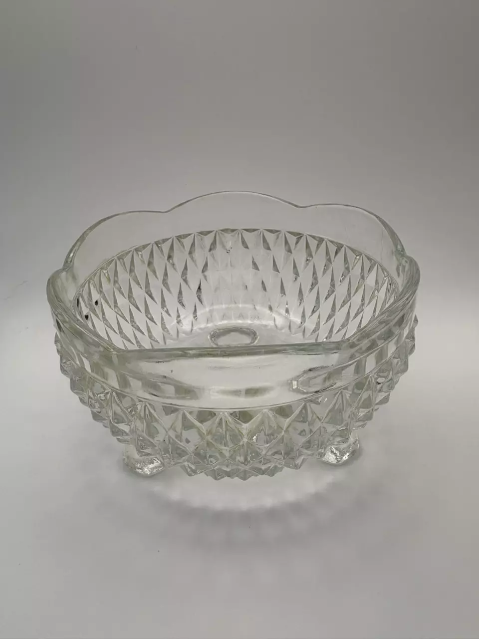 5” Footed Cut Glass Candy Dish - Pingdom Kit thumbnail