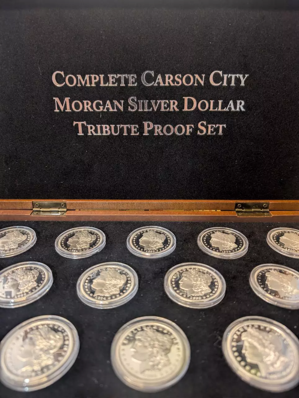 Complete Carson City Morgan Dollar Tribute Proof Set thumbnail