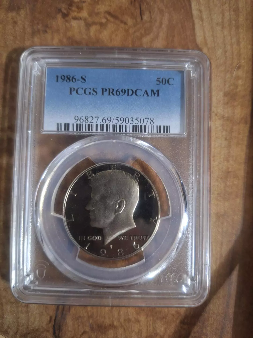 1986-S 50C PCGS PR 69 DCAM thumbnail