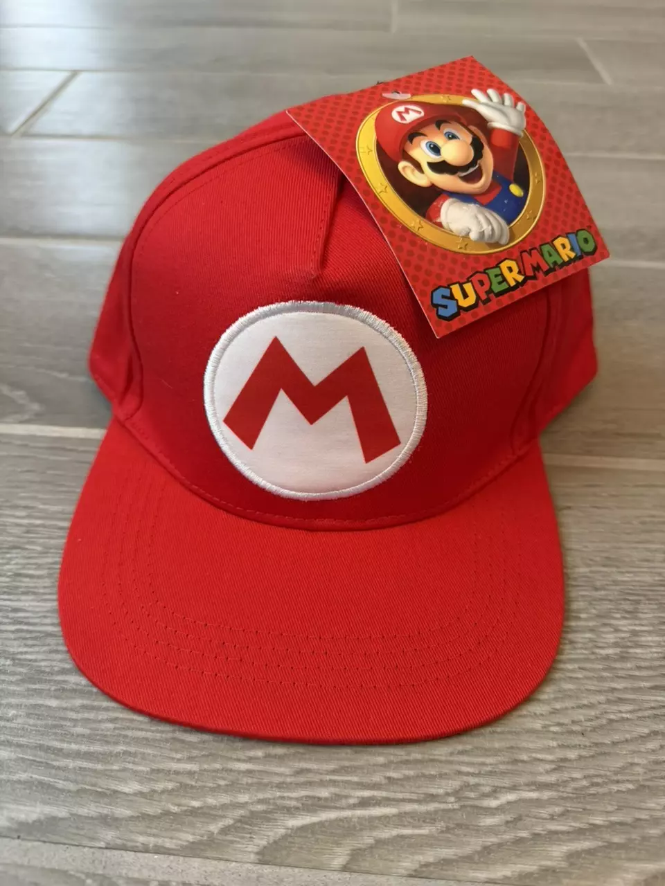 NWT Super Mario Nintendo Red Snapback Boys Baseball Cap thumbnail