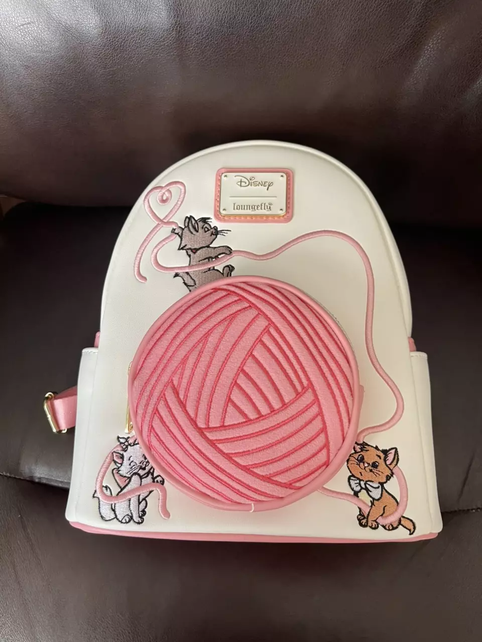 Disney Aristocats Kittens and Yarn Loungefly thumbnail