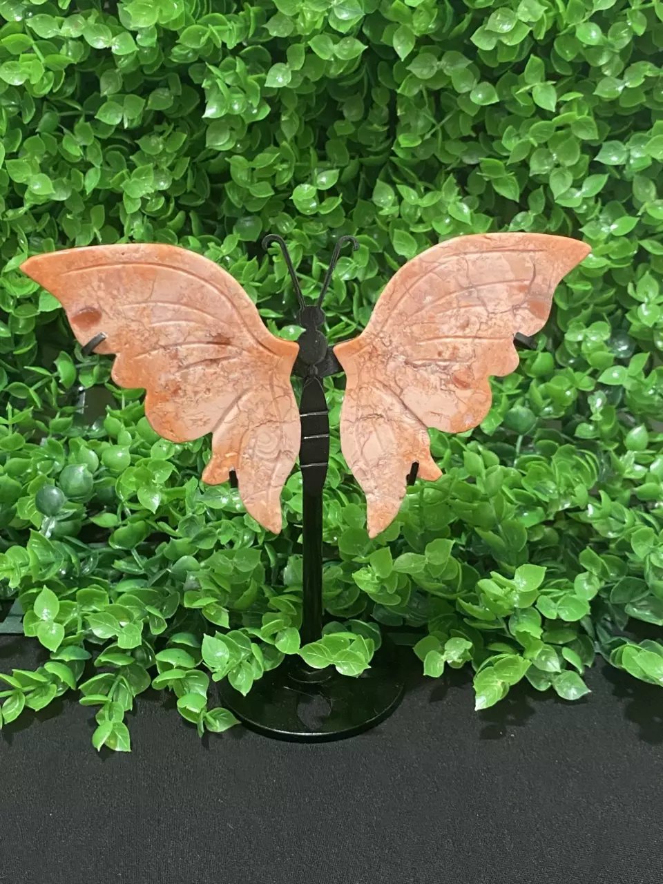 Pink Agate butterfly wings thumbnail