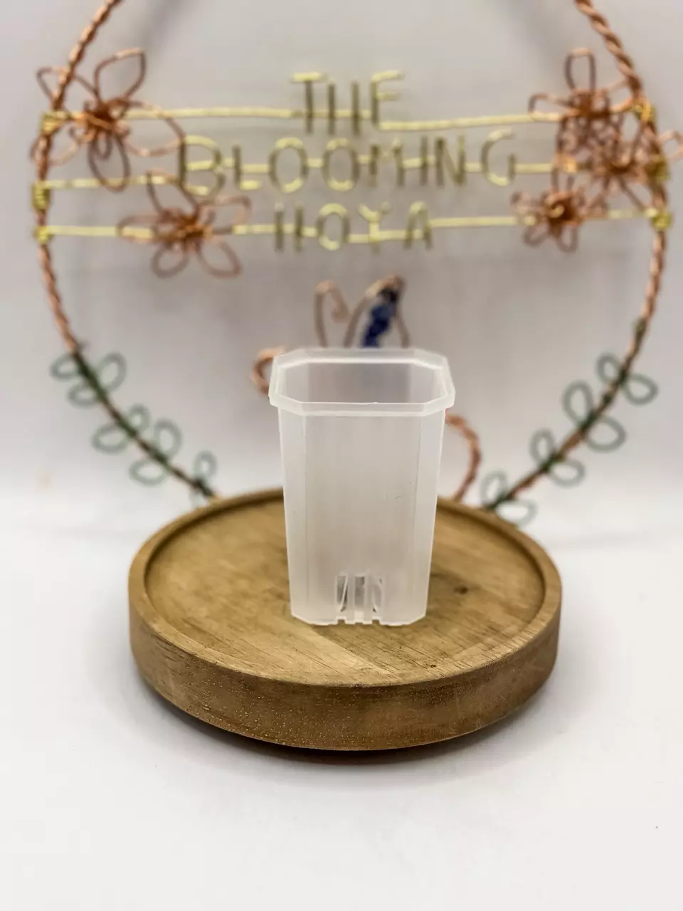 (Set of 10) 2” Clear Opaque Tall Pot thumbnail