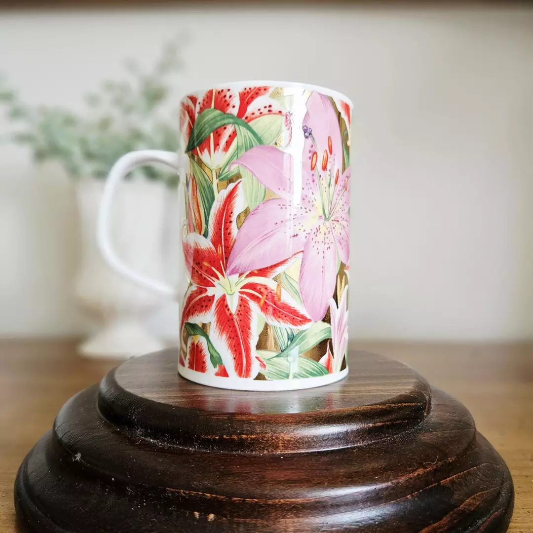 Dunoon Bone China Tiger Lily Mug thumbnail