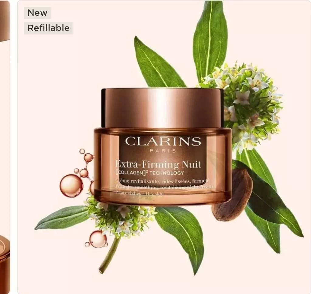 CLARINS. Extra-Firming Night Refillable Moisturizer with Collagen Polypeptide + thumbnail