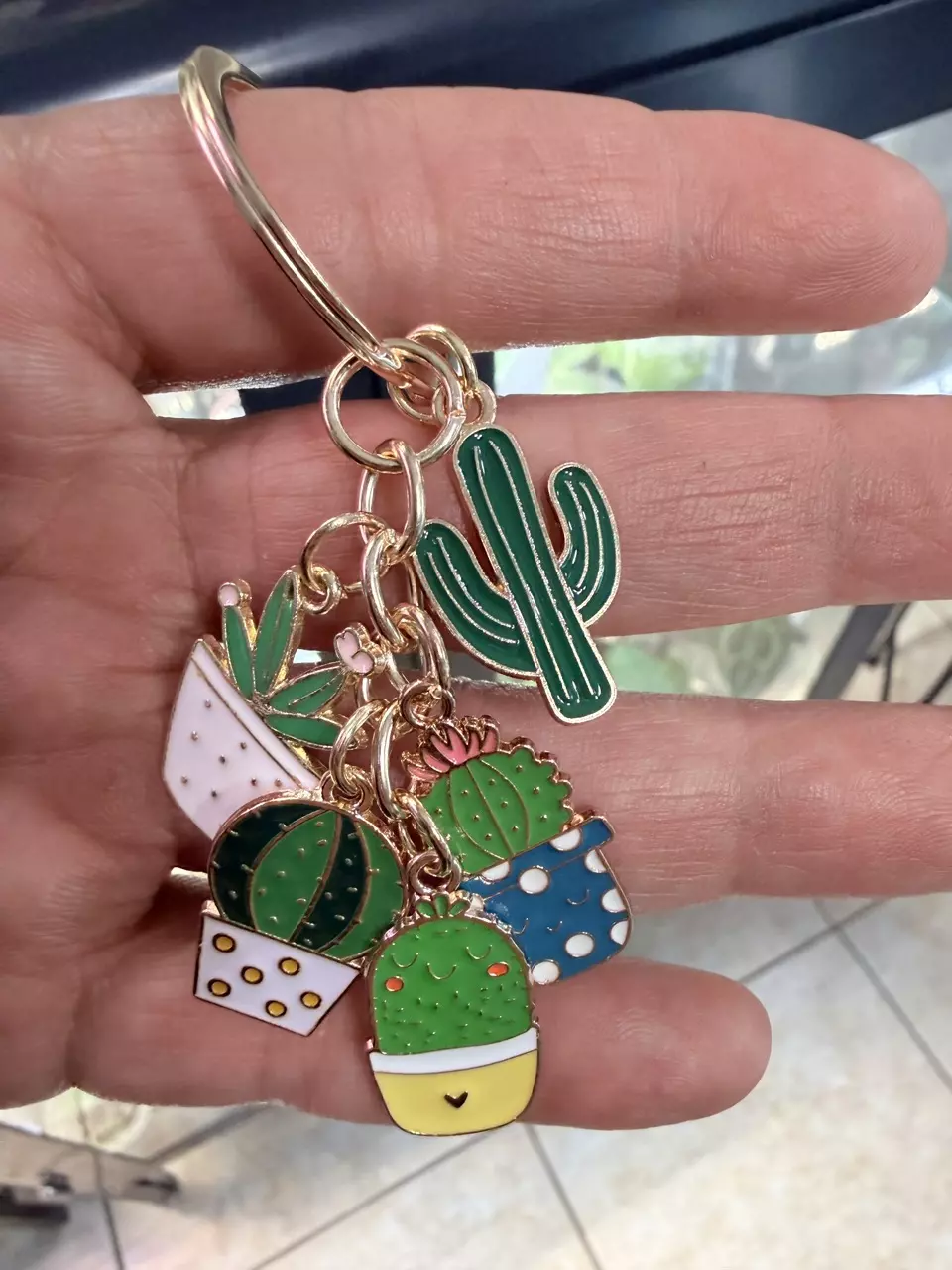 Cactus key chain thumbnail