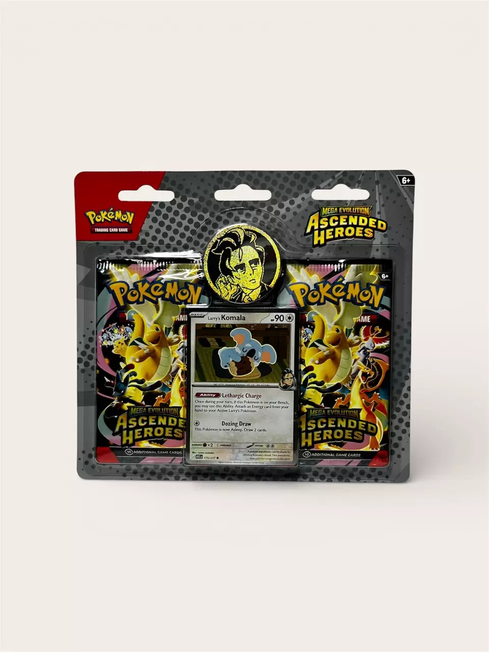 Ascended Heroes Pokémon Larry Coin- Blister Pack thumbnail