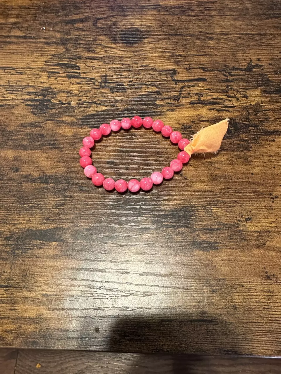 Plunder Pink Bead Stretch Bracelet thumbnail