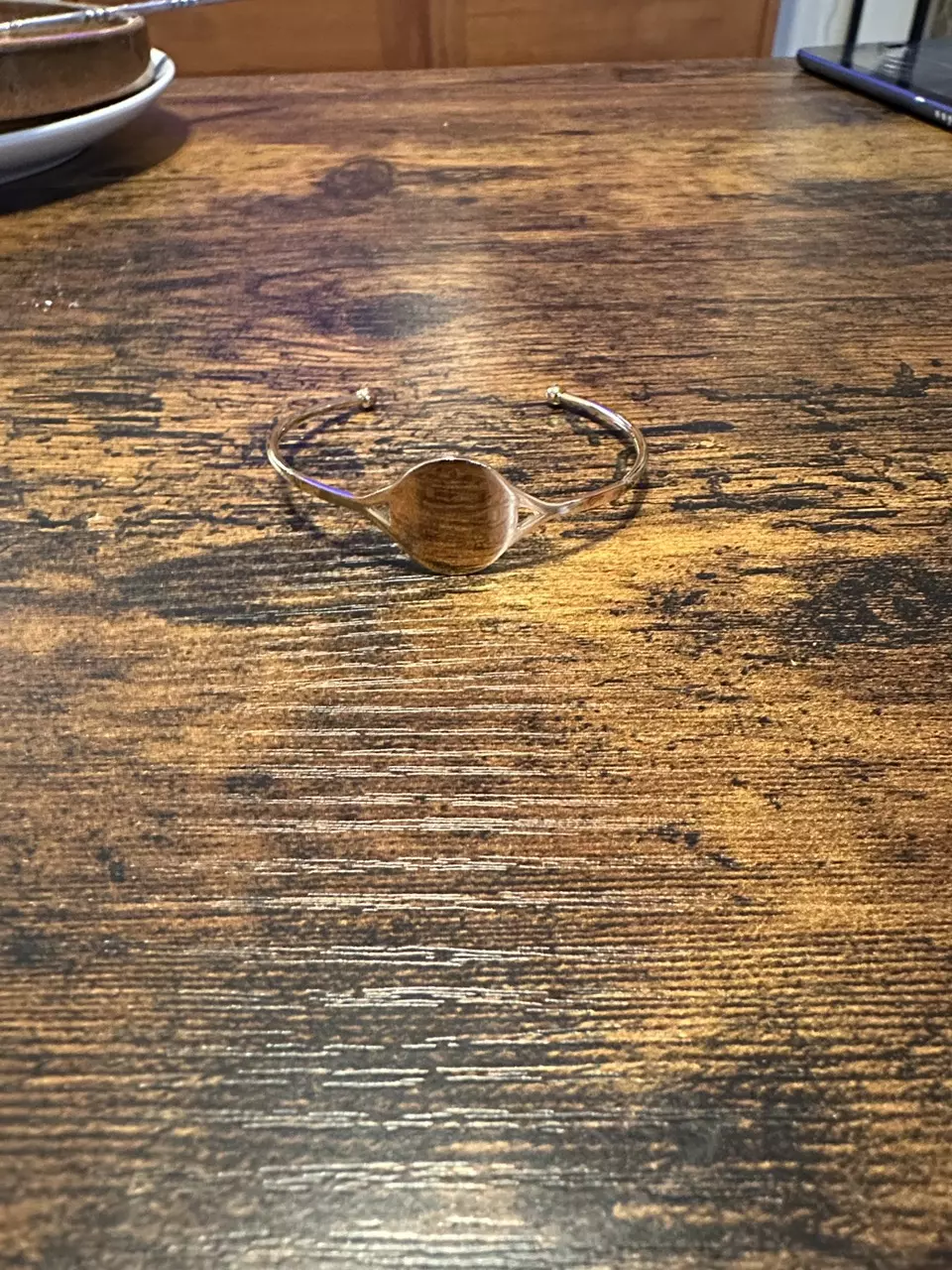 Plunder Gold-Tone Disk Bracelet thumbnail