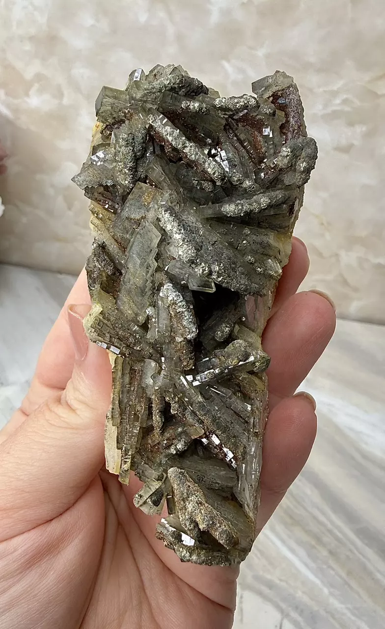 Barite & Pyrite Cluster from Morocco thumbnail
