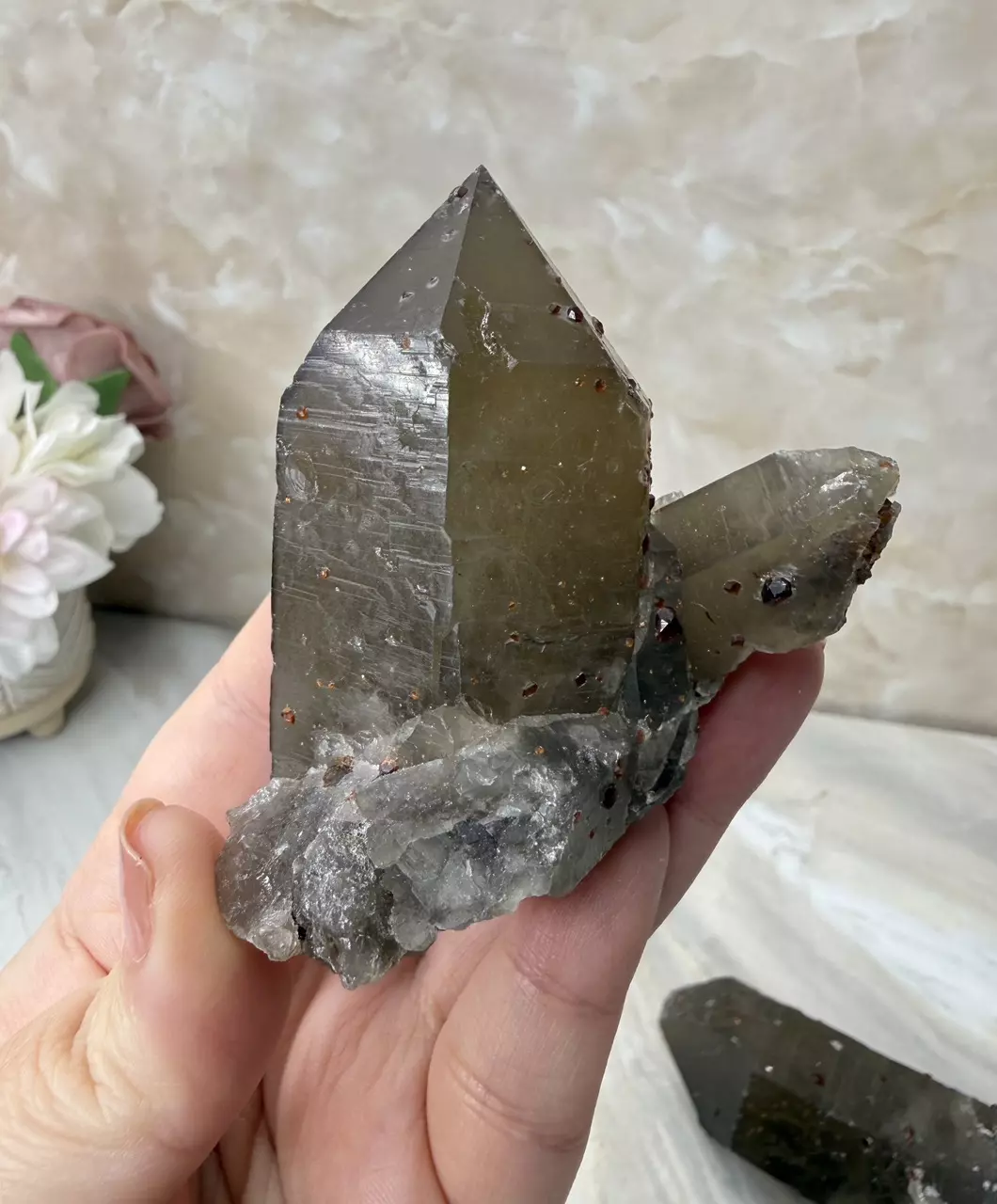 Smokey & Garnet Cluster thumbnail