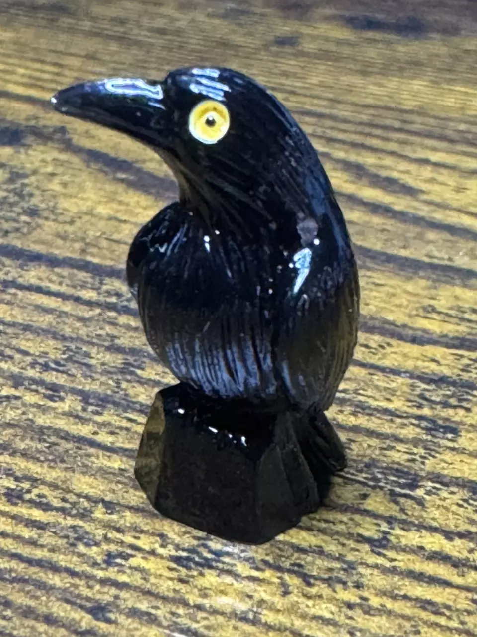 Small Crow Figurine. thumbnail