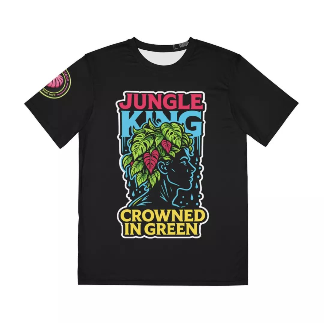 Jungle King – Crowned in Green Men’s T-Shirt thumbnail