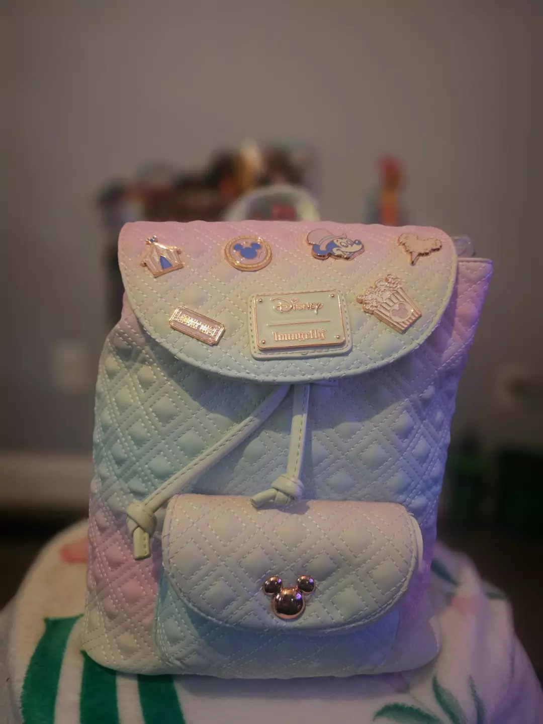 Loungefly Disney Mickey Mouse Fair Mini Backpack thumbnail