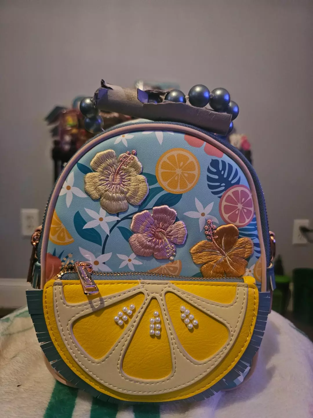Loungefly
Loungefly Tropical Lemon Floral Convertible Mini Backpack & Crossbody thumbnail