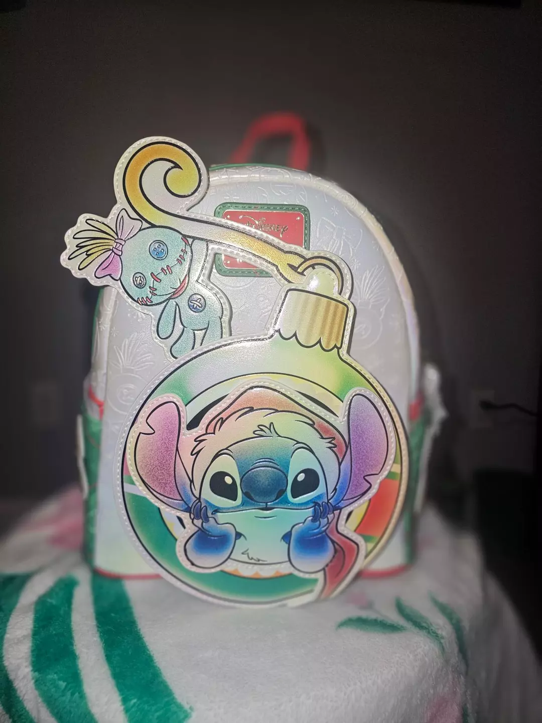 Disney
Stitch & Scrump Iridescent Holiday Ornament Mini Backpack thumbnail