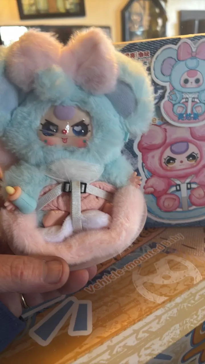 Baby Three Carseat Blue Elephant Confirmed thumbnail