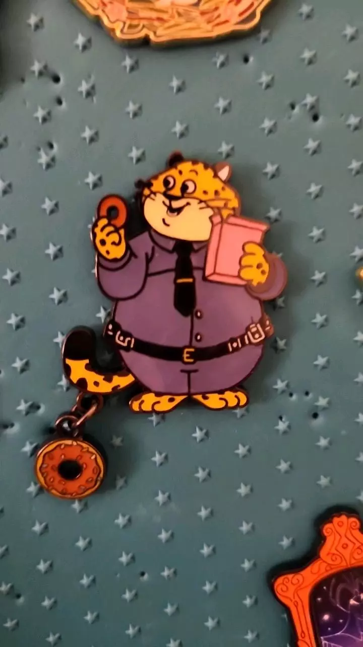Clawhauser Loungefly pin thumbnail