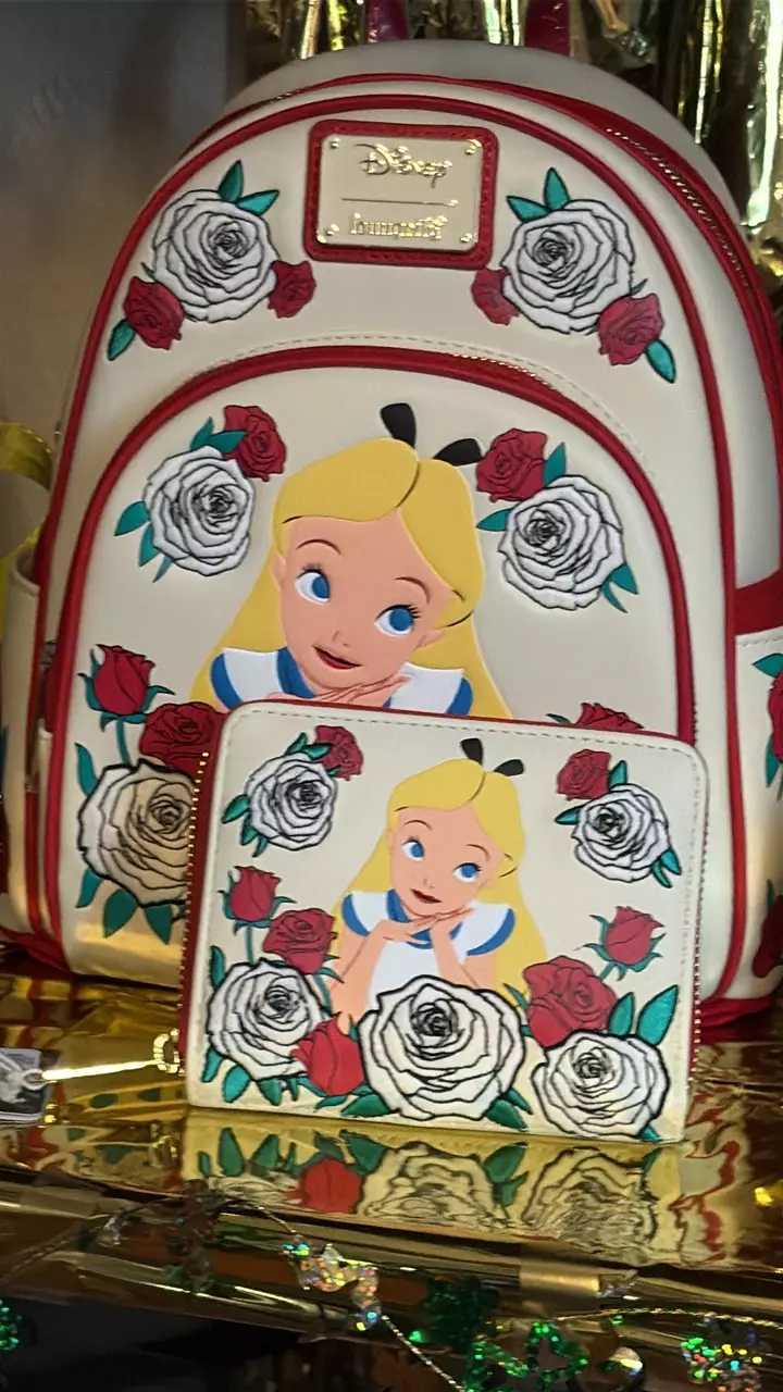 Loungefly Disney Alice in Wonderland Color Changing Roses Mini Backpack thumbnail