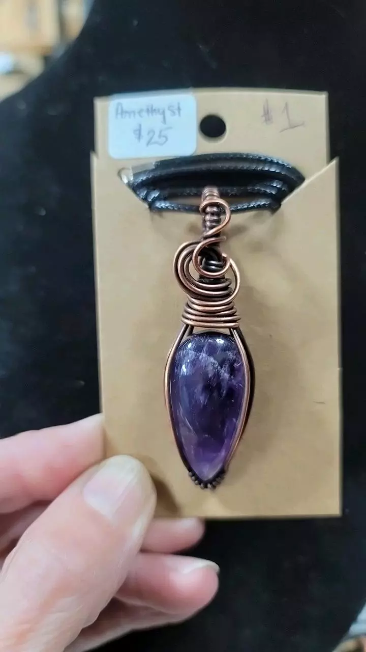 Amethyst pendant #1 thumbnail