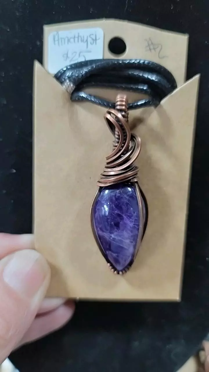 Amethyst pendant #2 thumbnail