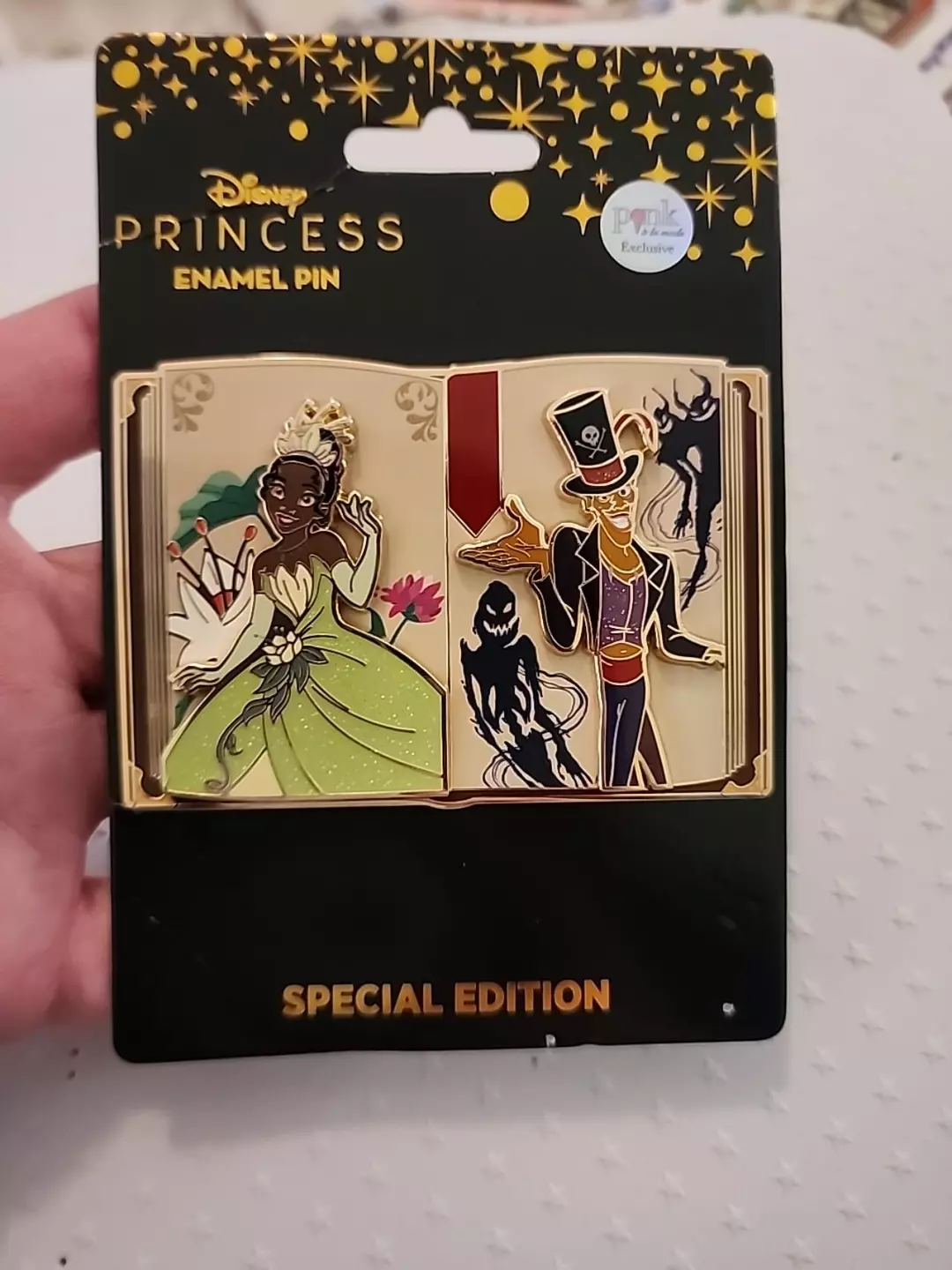 Disney LE 300 Palm Pink A La Mode Storybook Princess & The Frog Tiana Facilier thumbnail