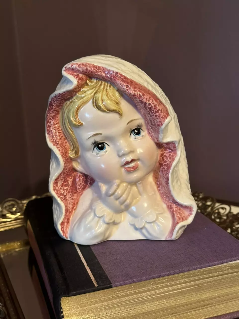 # 3 Baby Head Vase 5 3/4” Relpo thumbnail