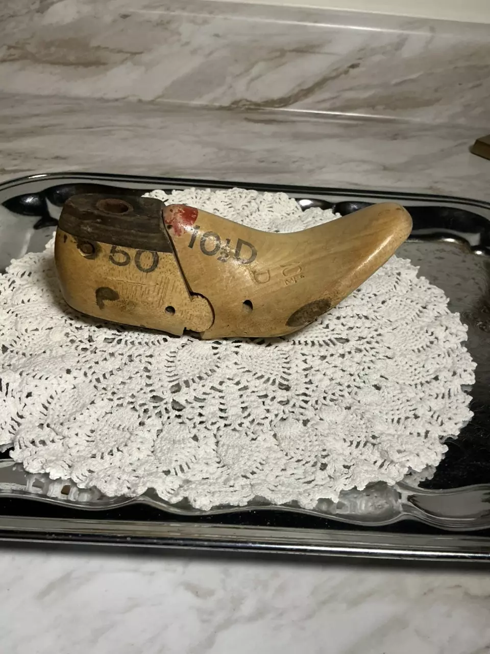 Vintage Wooden Shoe Form Cobbler Last Morton thumbnail