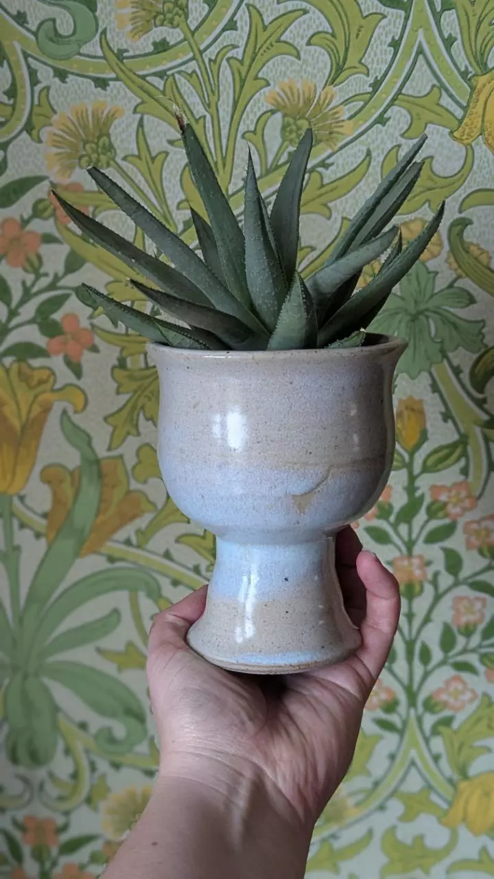 footed art pottery planter thumbnail
