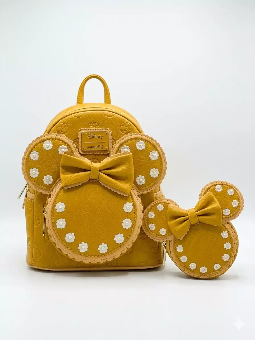 HT Loungefly Disney Minnie Mouse & Wallet Set thumbnail