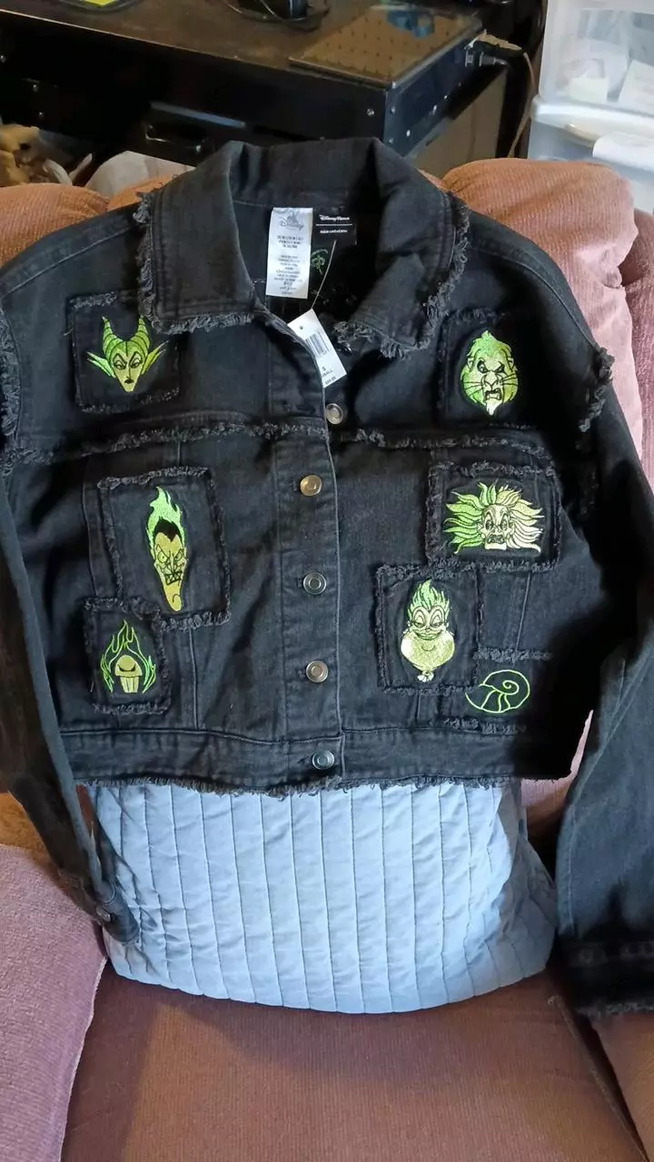 Disney Parks Villain jean jacket thumbnail