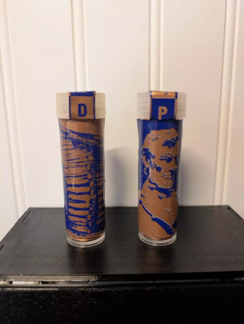 2009 Lincoln Log Cabin (P) And (D) Penny Rolls thumbnail