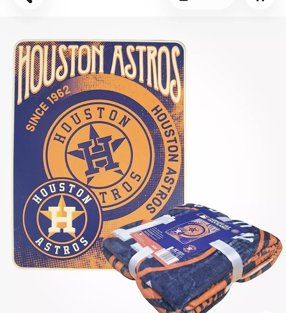 Silk Touch Oversized Slice Throw
Blanket 60" × 80" (Houston
Astros) thumbnail