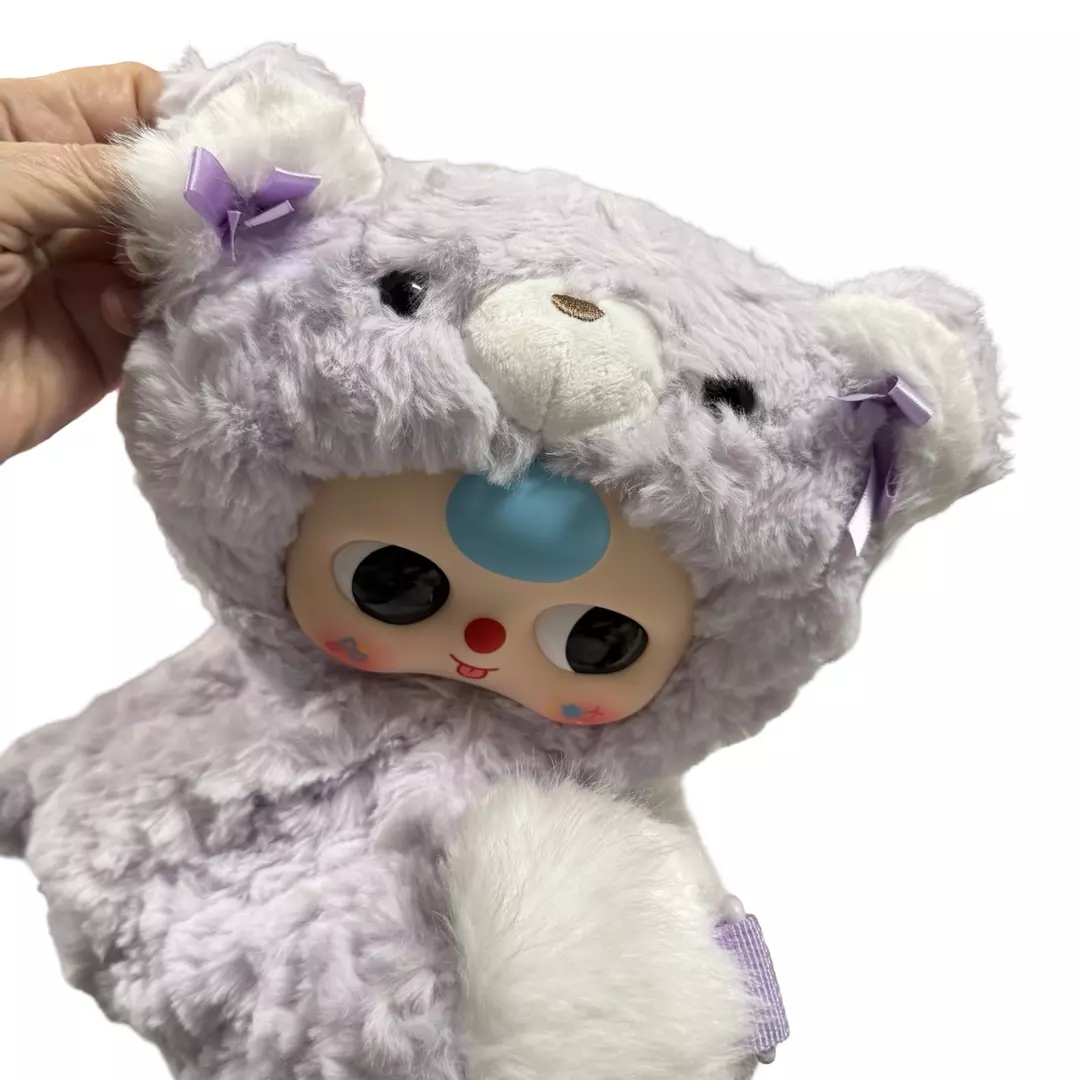 Baby3 Bear Backpack. Big boba eyes. Softest fur ever! thumbnail