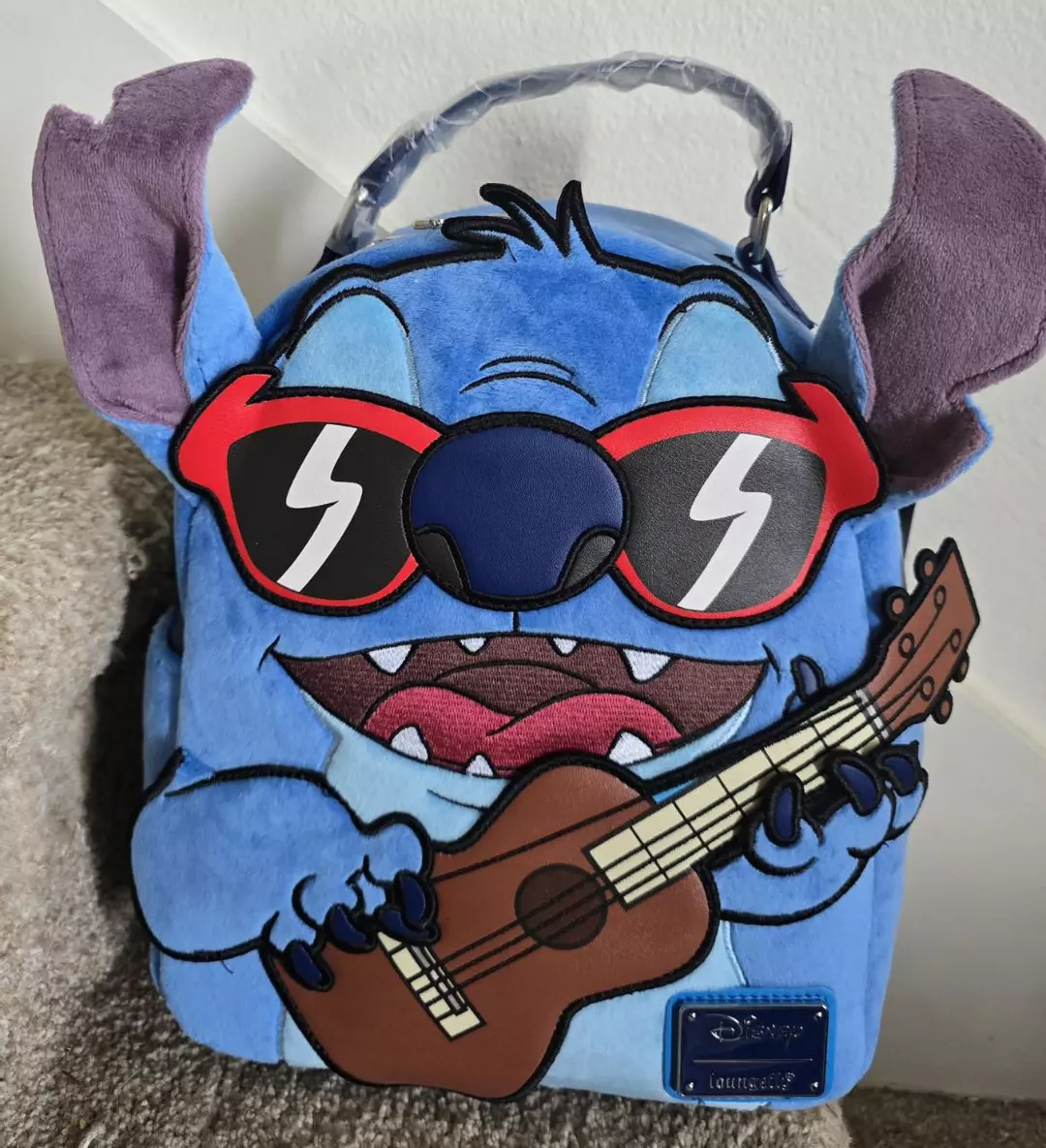 Loungefly Disney Lilo & Stitch Ukulele Cosplay Mini Backpack thumbnail