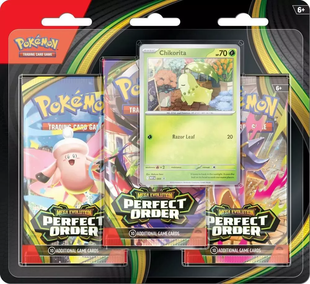 Perfect Order 3 Pack Blister [Chikorita] thumbnail