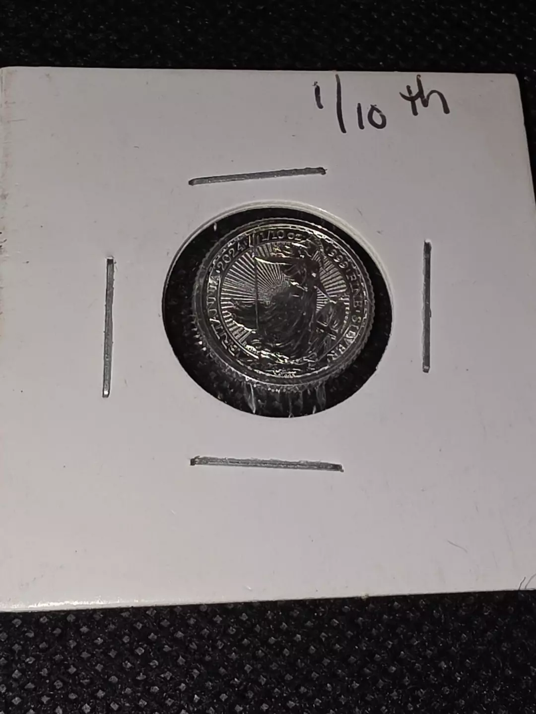 1/10 Troy Ounce British Britannia - .999 Pure Silver thumbnail