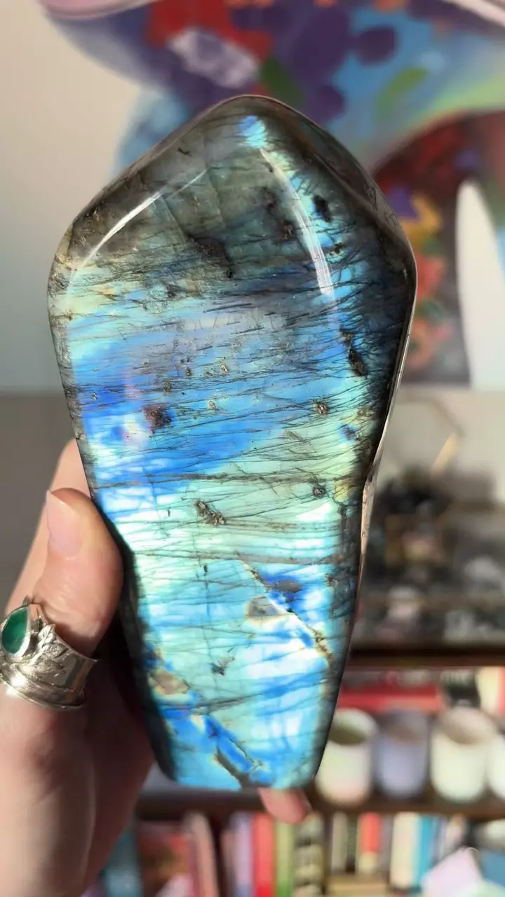 Large flashy labradorite freeform thumbnail
