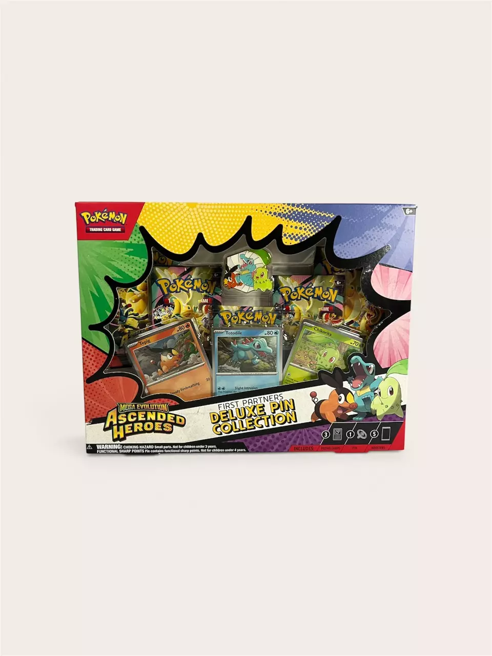 Pokémon TCG: Ascended Heroes First Partners Deluxe Pin Collection thumbnail