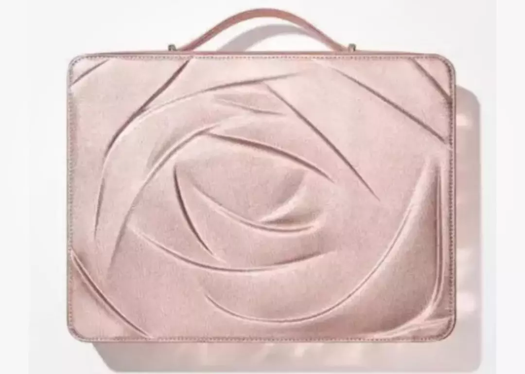 LANCOME Rosegold Large Beauty Case with carry handle, NEW thumbnail