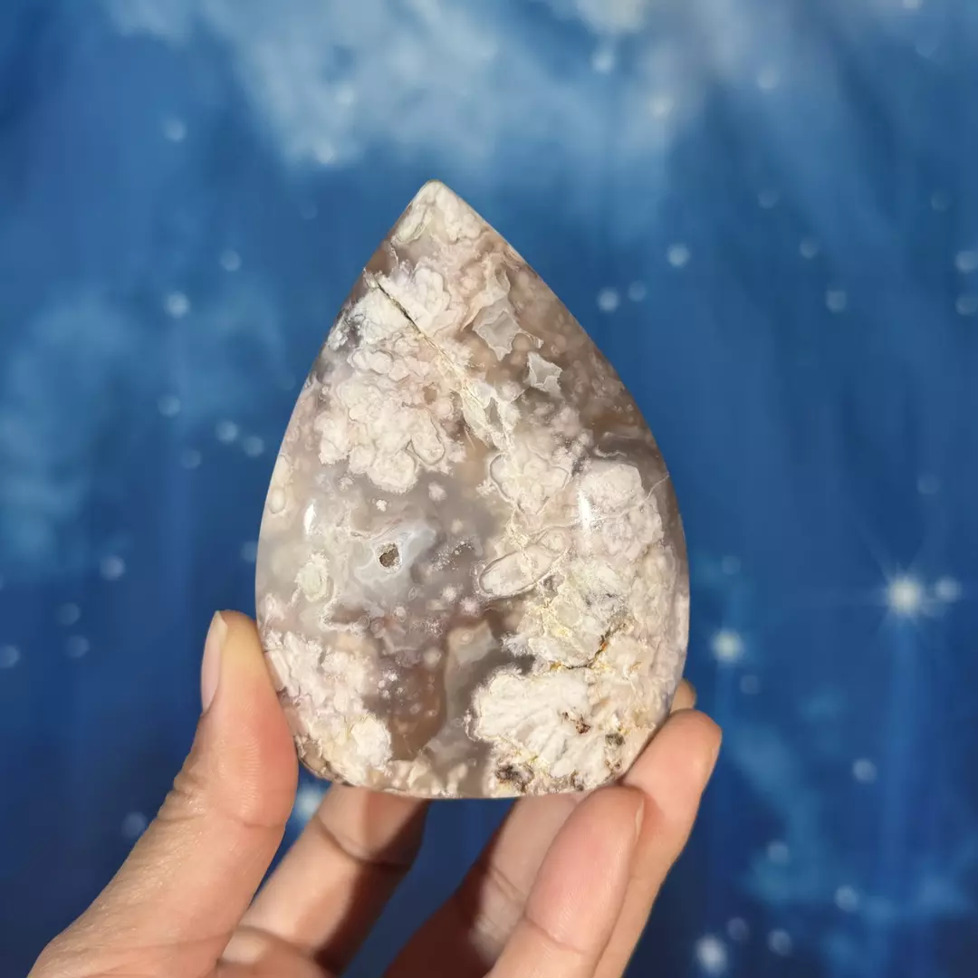 Flower agate free form, 18r thumbnail