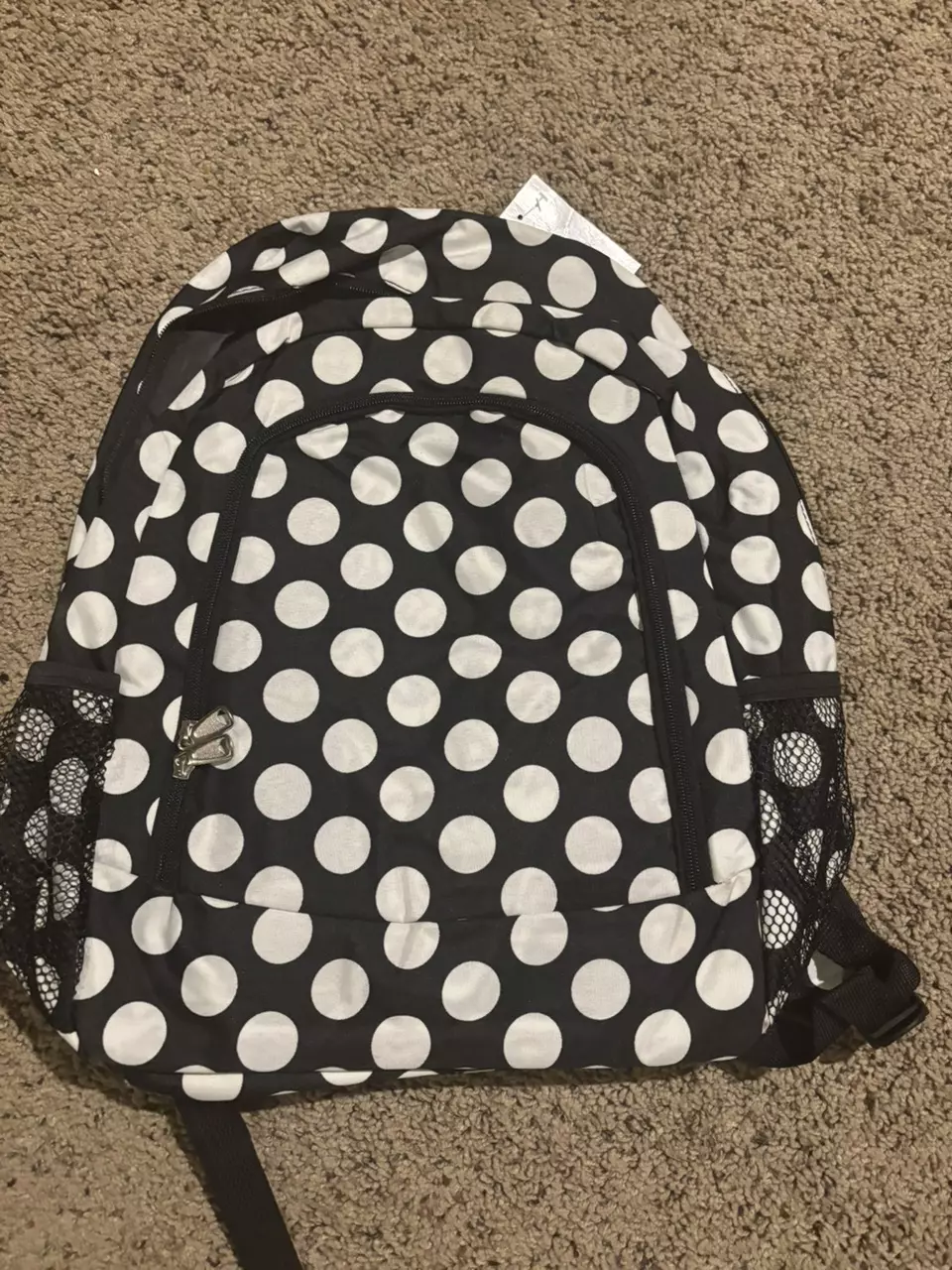 Black Polka Dot Backpack thumbnail