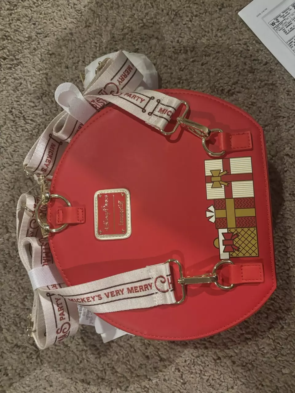 HT Mickey Xmas w/coin Purse Loungefly thumbnail